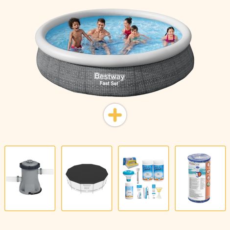 Bestway Bestway Fast Set Ronde - 366x76 cm - 5-pièces  S208 (1/5)