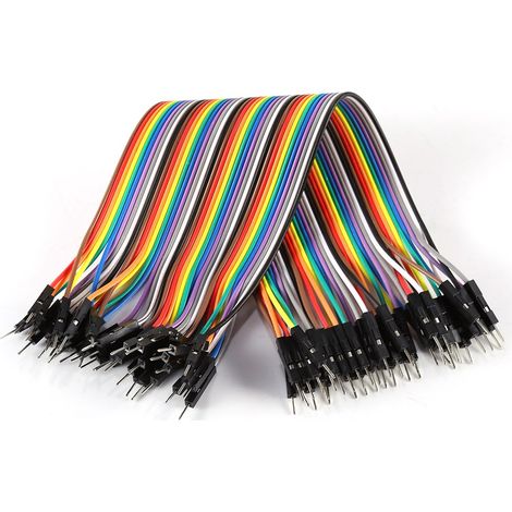 Câble flexible détachable 40 broches mâle-mâle coloré de 20 cm (1/5)