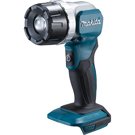 Makita – Lampe torche 14,4 / 18 V Li-Ion – 12 angles d'éclairage – Fonction zoom – Crochet de suspension
