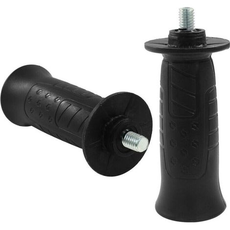 2 Replacement Side Handles, Plastic Handles for Angle Grinders, Suitable for Angle Grinders (1/4)