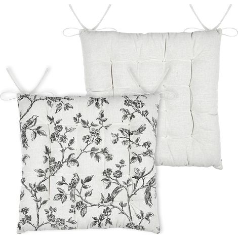 Coussin de chaise Clarine 38x38 brindilles (1/2)