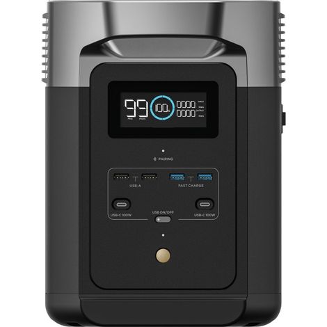 EcoFlow DELTA 2 estación eléctrica portátil negro 1800W (1/10)