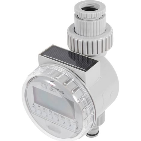 Stück Solarbetriebener automatischer Wasserspar-Bewässerungsregler für Haus und Garten mit digitaler LCD-Anzeige und Bewässerungstimer (1/5)