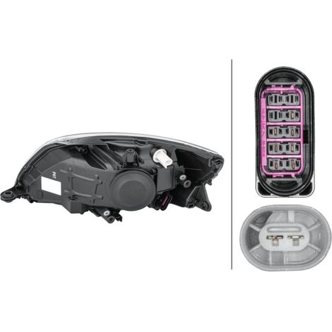 Projecteur principal Hella 1ED 010 417-341 SKODA 5J1 941 018 C
