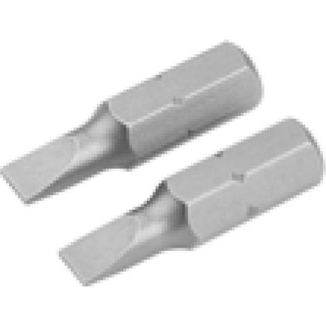 SATZ 2STK S2 EINSATZE SCHNITT SL0,6X4,5X25MM TOLSEN