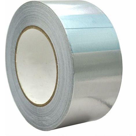 Dichtungsstreifen aus Aluminiumfolie, 20 m x 50 mm, silberfarben,