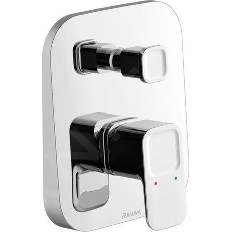 Ravak 10° - Robinet de bain TD 061.00 à encastrer, avec corps d’encastrement, chrome X070068