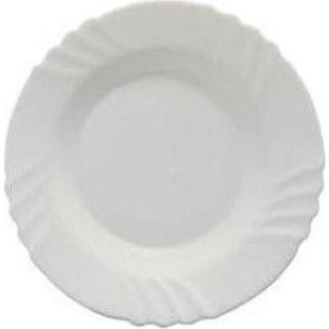 Assiette à dessert blanche 20 cm Modèle Ebro Référence HAE01003