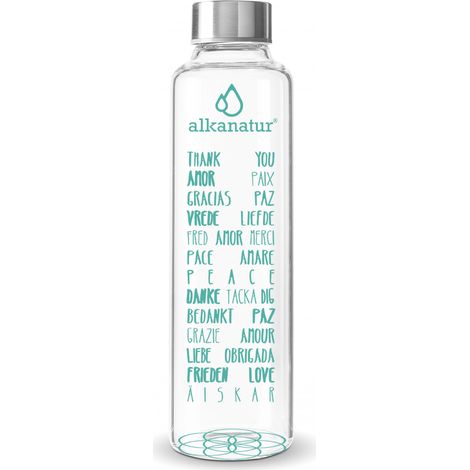 Alkanatur 500ml BPA-freie Glasflasche