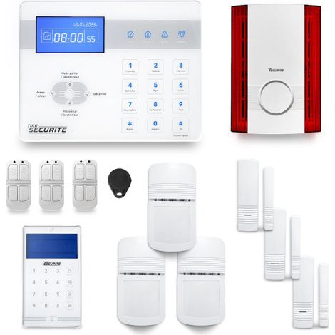 Alarme maison sans fil ICE-Bi21 Compatible Box internet et GSM (1/4)