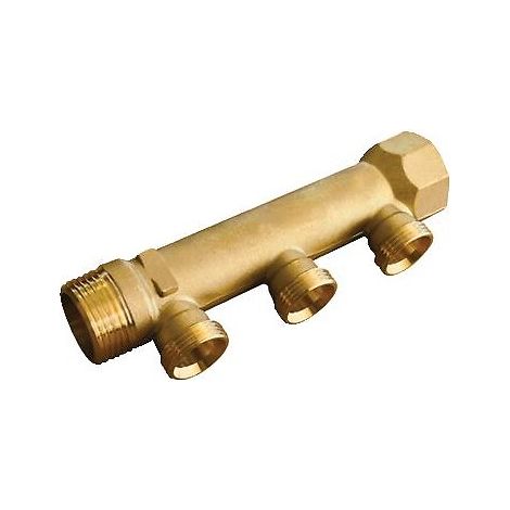 Collecteur filetés euro-cône M/F 26x34 2 départs 20x27 19922 - MULTITUBO SYSTEMS