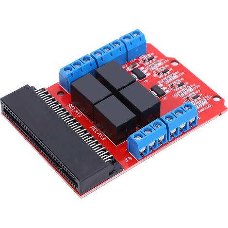 Module relais 4 canaux DC 5V carte d'extension déclencheur pour panneau de contrôle DIY développement (1/5)