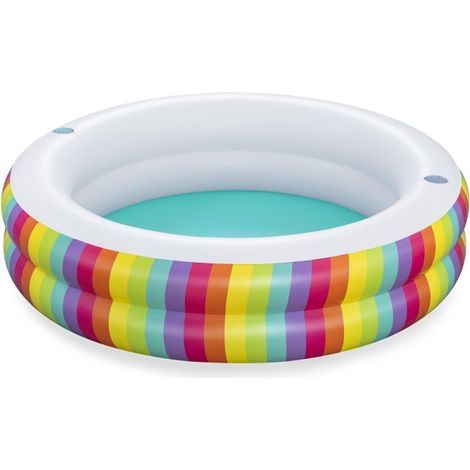 Bestway Piscine gonflable Ronde Rainbow Dreams 206 x 206 x 51 cm (1/5)