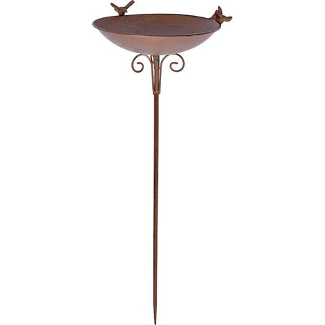 Mangeoire oiseaux acier 25x110cm