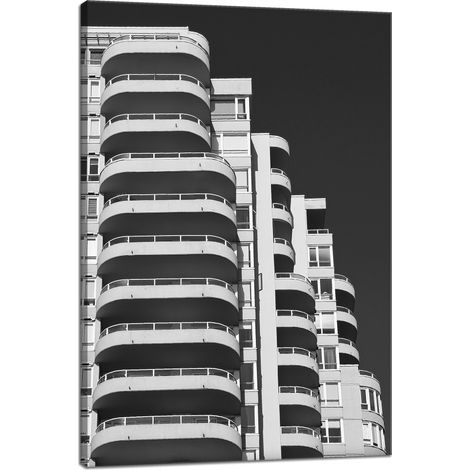 Leinwanddruck Architektur Gebäude Balkon 40x60