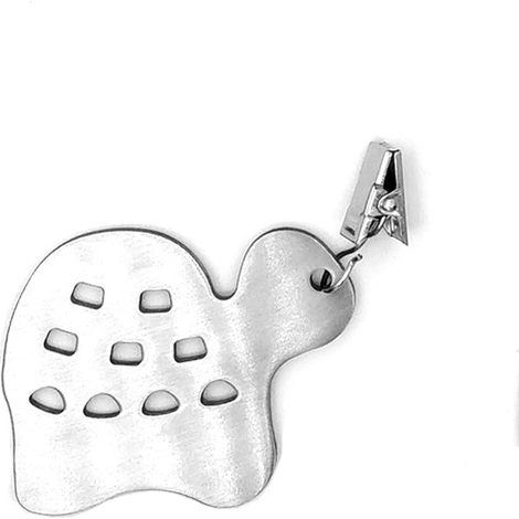 (8pcs)Poids Nappe Lourd Pince Nappe en Acier Inoxydable Argent Poids de Pinces à Nappe Clip Nappe Jardin Fixe-Nappe pour Nappe Jardin Table Extérieur Restaurant Camping(tortues) (1/5)