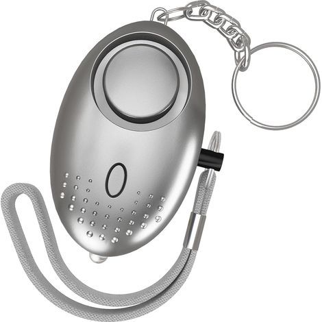 Lot de 5 alarmes personnelles Abcrital 140dB avec lampe LED, avertisseur urgence portable sécurité (1/5)