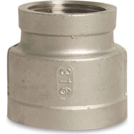 Manchon de Réduction Inox 1/2" x 3/8", Raccord Fileté V4A (1/2)