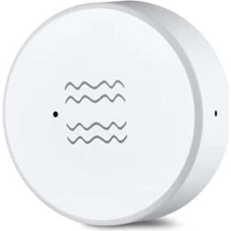 Alarme intelligente à détecteur de vibrations, surveillance en temps réel, alarme de détection de vibrations de porte/fenêtre pour la sécurité de votre domicile, compatible avec Home (1/5)