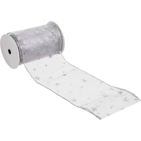 Weihnachtsgirlande Band Sterne 12cmx5 m - Atmosphera créateur d'intérieur