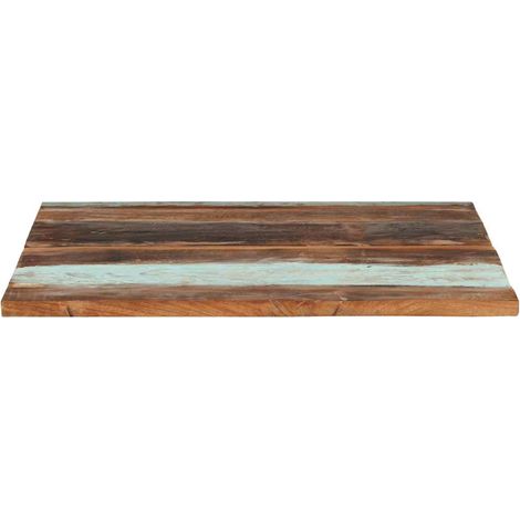 Maison Exclusive - Piano Tavolo Quadrato 80x80 cm 25-27 mm in Legno di Recupero
