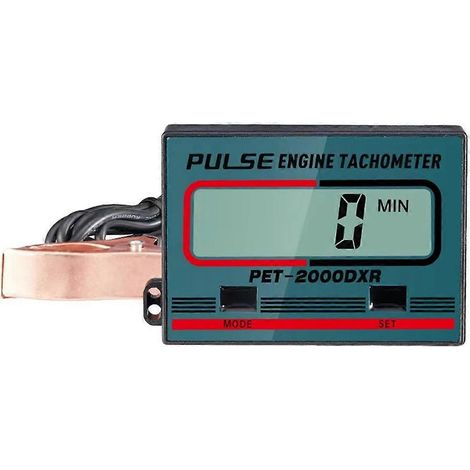 Digitaler Drehzahlmesser für Kettensägen mit großem Display und Pulsdrehzahlanzeige, für Rasenmäher und Motorräder. (1/5)
