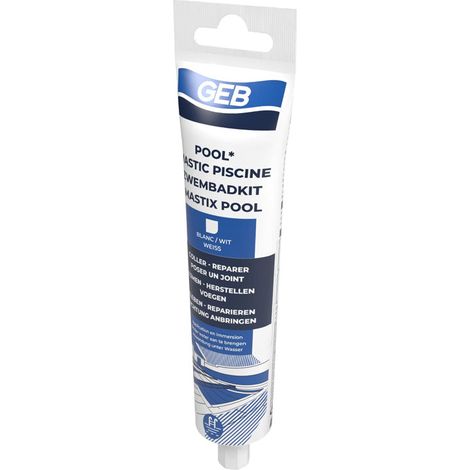 Pool Mastic Piscine Tube 80ml Blanc - Geb