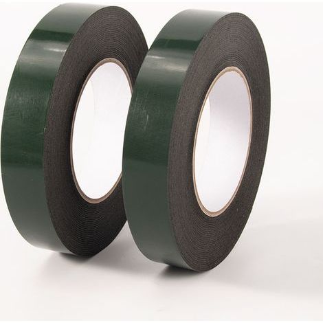 Lntyq Ruban adhésif double face Extra Fort, 2 Rouleau Ruban de Mousse Double Face Puissant pour Montage Durable et Adapté à l’industrie Automobile, Les Moulures(20mm×10m) (1/3)