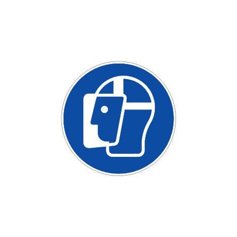 Panneau Visière de protection obligatoire - Rigide Ø80mm - 4021539