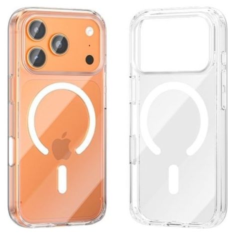 Funda Dura con Magsafe Vention Concise Impact KVBTCB-30/ Compatible con iPhone 17 Pro/ Transparente