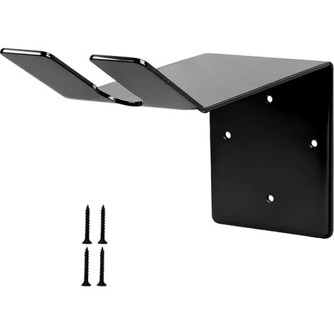 Support de tarière de pêche à glace en acier inoxydable 304 pour perceuse électrique – Solution de rangement de garage noir 22 x 10 cm (1/5)