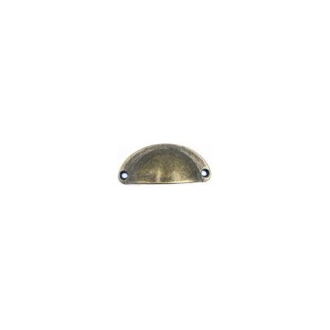 Lot de 10 poignées de tiroir Sollbry 81 mm, poignées vintage pour armoires, commodes, penderies et meubles de cuisine, décoratives avec vis (bronze) (10, bronze antique) (1/5)