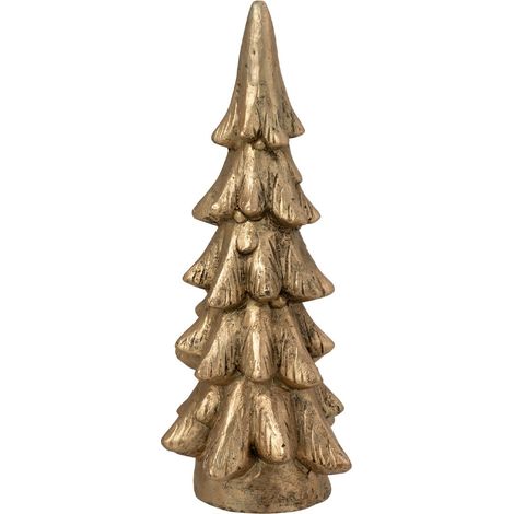 Sapin de Noël sur Socle "Party" 51cm Doré
