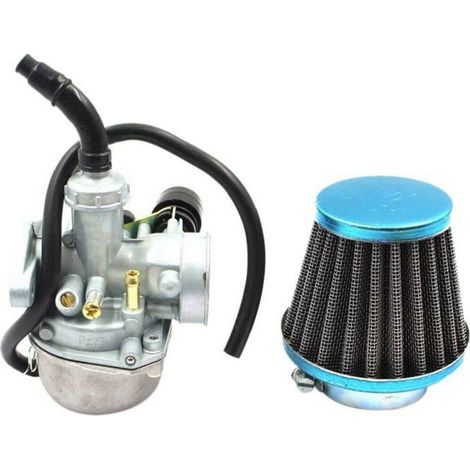 El carburador PZ19, con filtro de combustible y filtro de aire, es adecuado para motocicletas, quads, scooters y ciclomotores Taotao de 50 cc, 70 cc, 90 cc, 110 cc y 125 cc.