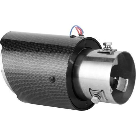 Auspuffendrohrblende, Auspuffrohr-Endrohr, Schalldämpferblende, LED-Einlass, 63-mm-Auslass (1/4)