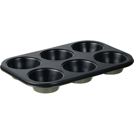 Moule 6 Muffins Acier Carbone Cuisson Antiadhésive Et Uniforme - San Ignacio