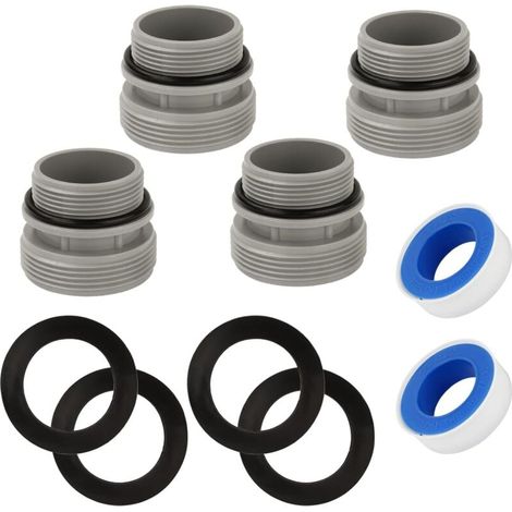 4560 Pool Hose Conversion Kit Compatible with Intex Pool Filter Pump Intex Pool Hose Adapter 40mm to 1 1/2" MUMU