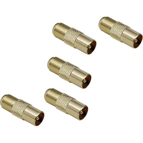 Spina coassiale a adattatore F BKL Electronic
