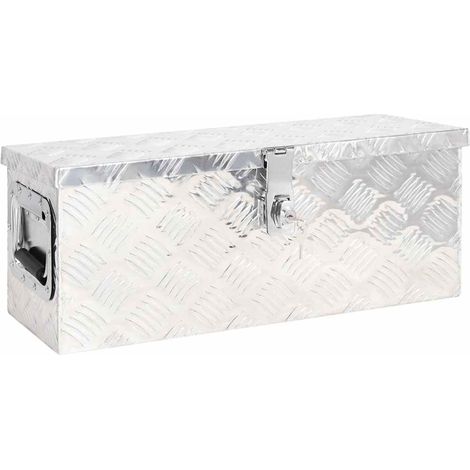 GBLY Aufbewahrungsbox Silbern 60x23,5x23 cm Aluminium (1/5)