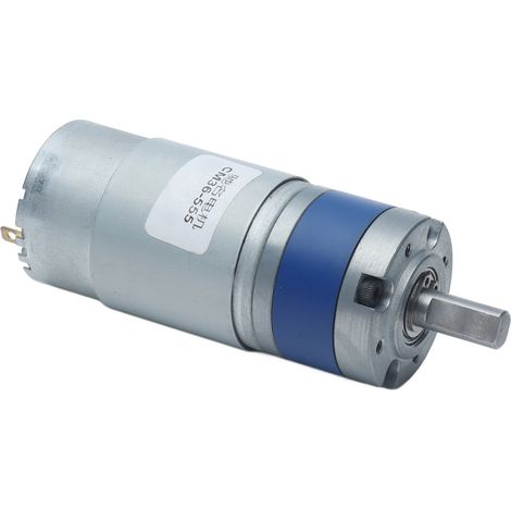 Moteur à engrenages planétaires 24V, couple élevé, faible bruit, réducteur stable, 1200 tr/min, pour robot domestique et bureau, motoréducteur DC. (1/5)