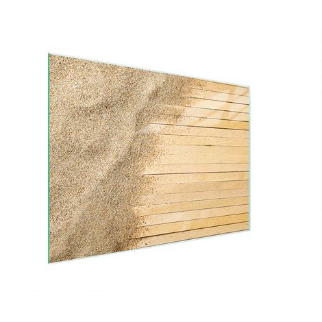Glasschneidebrett 30x22 Sand (1/5)