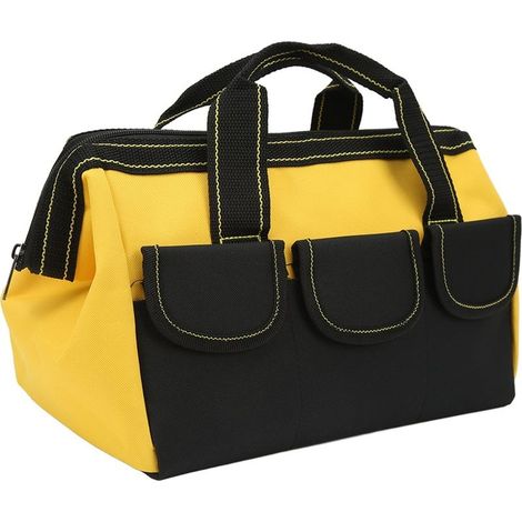 Bag of storage tools 13 inches, bag to hand multifunctional waterproof to large clog in fabric Oxford for magasin to home yellow (1/5)