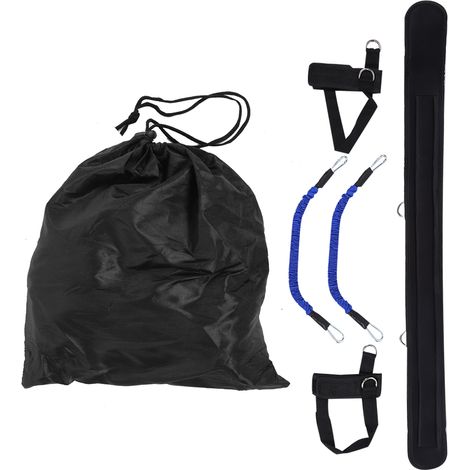 Ensemble d'équipement de corde de traction pour entraînement des muscles des jambes, bande élastique de résistance pour fitness et saut. (1/5)
