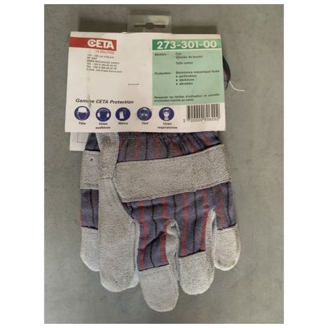 Gants de manutention taille unique pour port de charge et travaux leger CETA 27330100