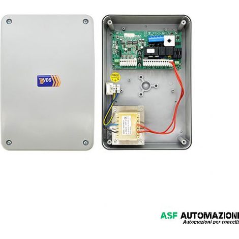 VDS CENTRALE F103/C APPARECCHIATURA DI COMANDO 12V PER CANCELLO 2 ANTE BATTENTI CON RADIO RICEVENTE A BORDO ROLLING CODE E COD FISSO VDS - ELB 12 M2