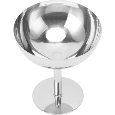 Coupe glacée en acier inoxydable alimentaire, stable, compatible lave-vaisselle, idéale pour champagne, fête, famille, bar, café. (1/5)