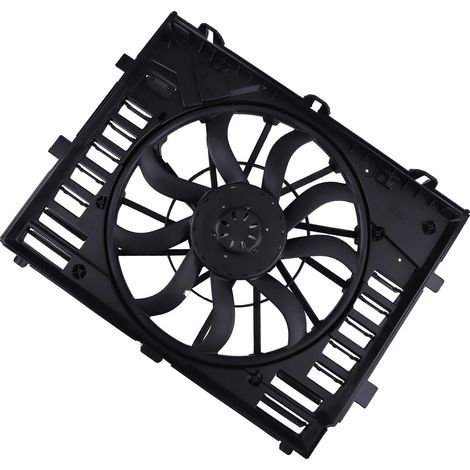 Ventilador de refrigeración, plástico de alto rendimiento, 30,5 x 30,5 x 7,6 cm, compatible con Porsche Cayenne 2011-2018, refrigeración eficiente, reemplazo directo. (1/5)