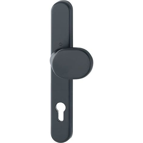 HOPPE® Knopf auf Langschild 86G/3357N, Aluminium, 12159682 (1/2)