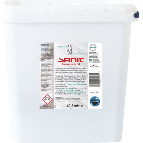Beckensteine Sanit 3.2kg