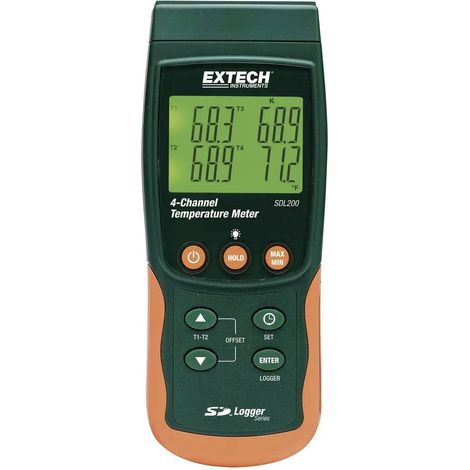 [GEBRAUCHT] B-Ware Extech Sdl200 Temperatur Messgerät  199 Bis +1700 °C Fühler Typ Messgerät Ge170 (1/2)